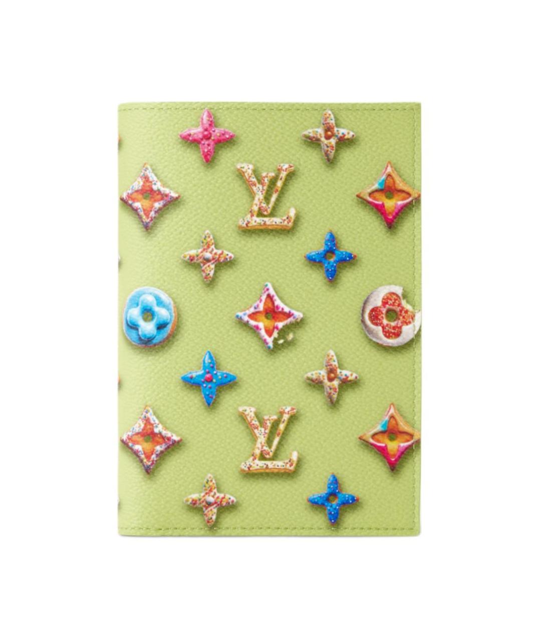 LOUIS VUITTON Зеленый кардхолдер, фото 1
