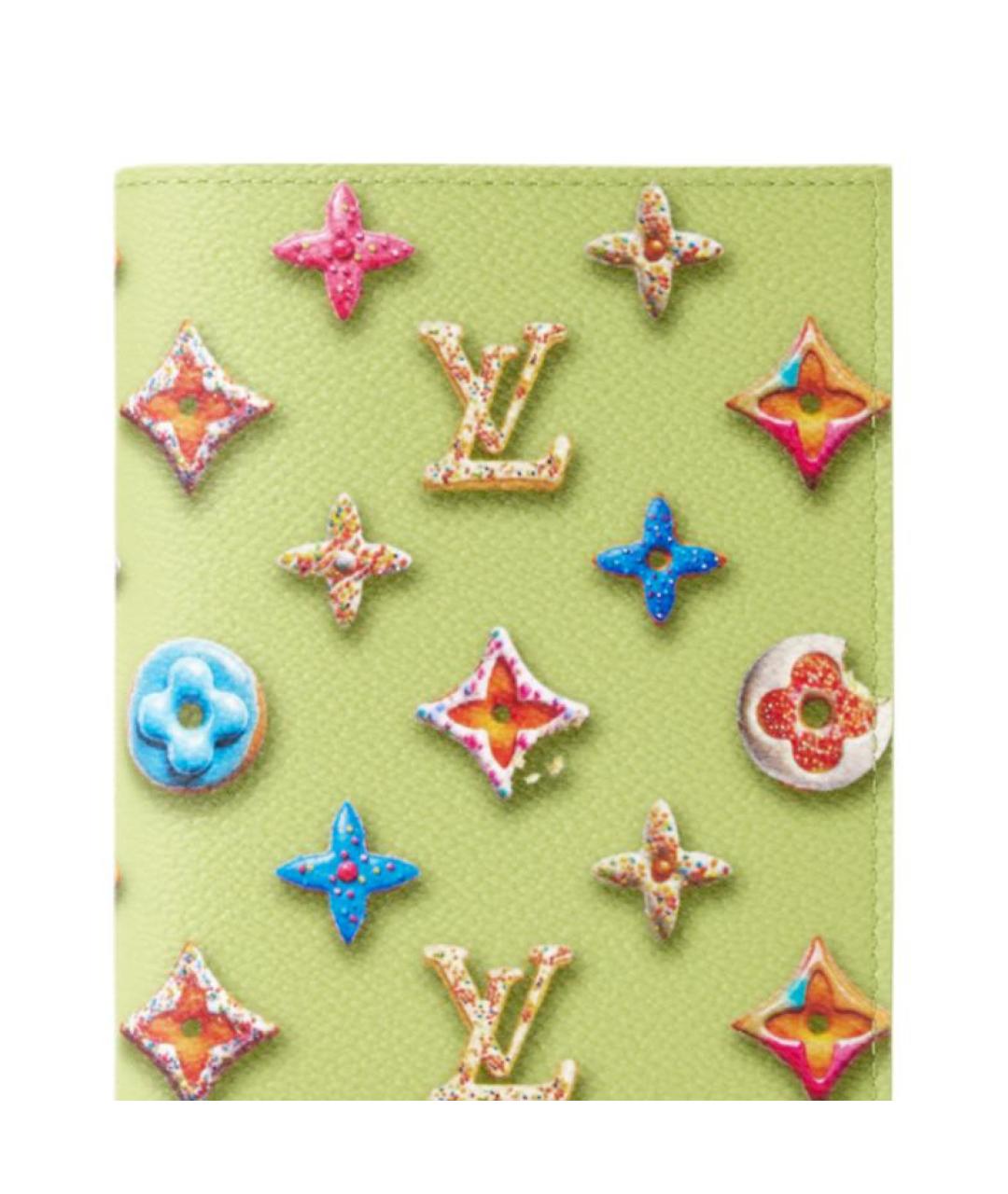 LOUIS VUITTON Зеленый кардхолдер, фото 5