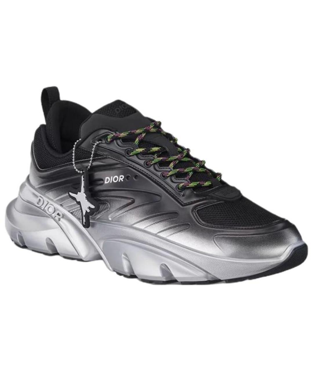 CHRISTIAN DIOR Черные низкие кроссовки / кеды, фото 4