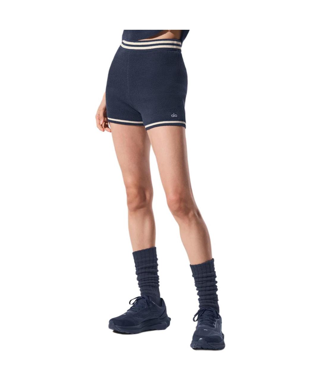 ALO YOGA Синие спортивные брюки и шорты, фото 3