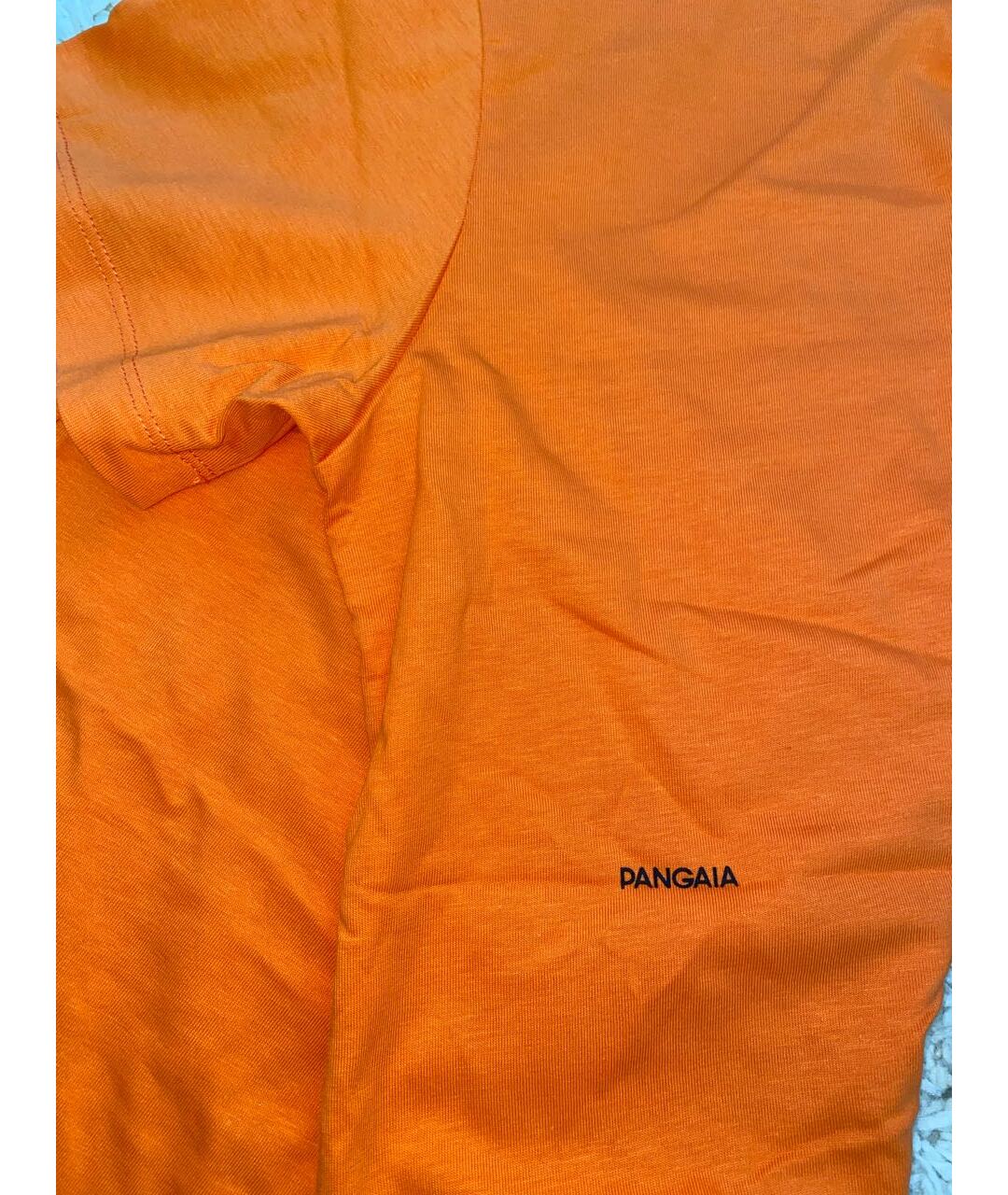 THE PANGAIA Оранжевая хлопковая футболка, фото 7