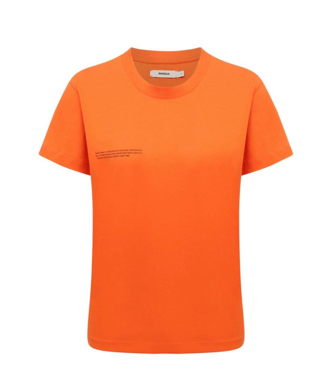 THE PANGAIA Оранжевая хлопковая футболка, фото 1