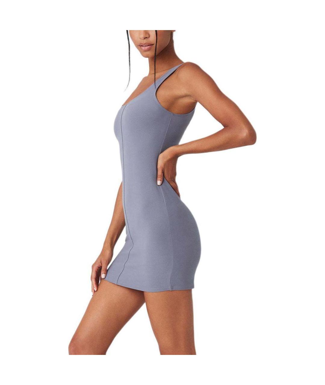 ALO YOGA Серое повседневное платье, фото 3