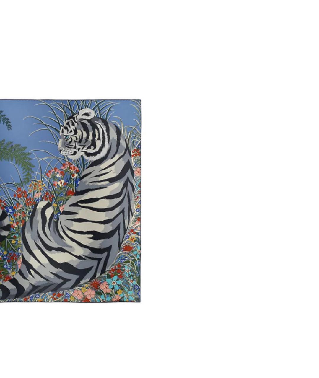 HERMES Мульти шелковый шарф, фото 2