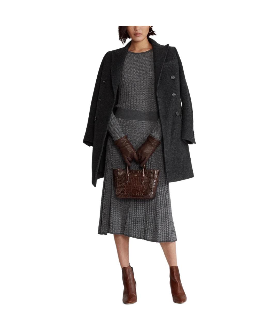 POLO RALPH LAUREN Серый джемпер / свитер, фото 4