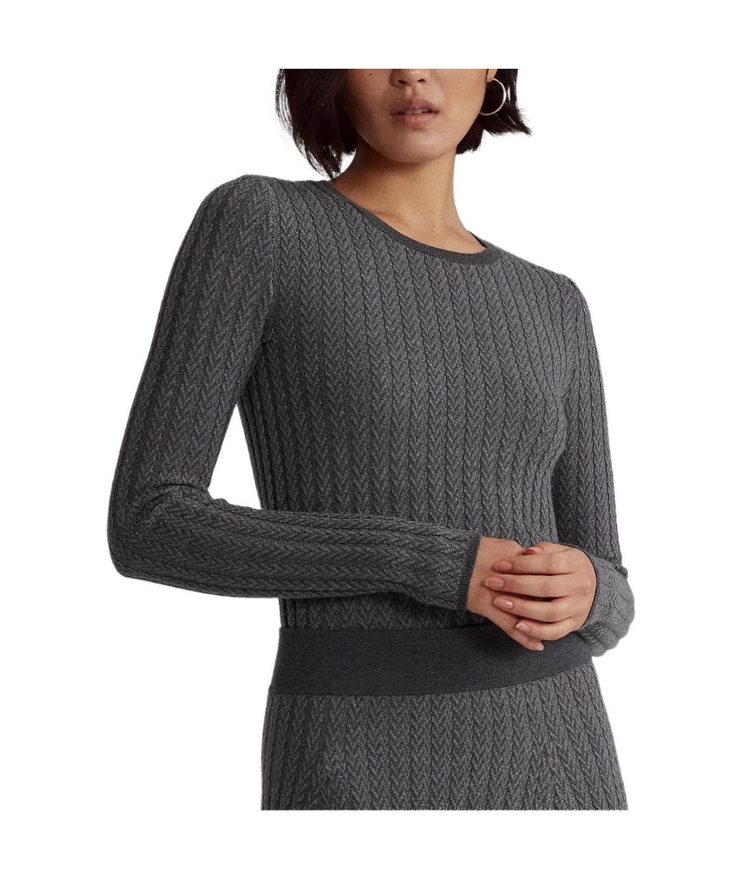 POLO RALPH LAUREN Серый джемпер / свитер, фото 3