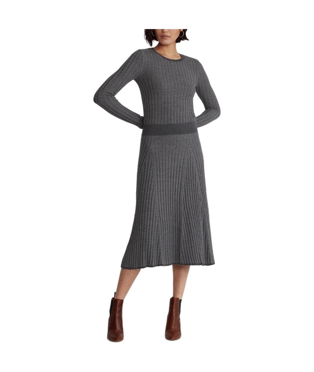 POLO RALPH LAUREN Серый джемпер / свитер, фото 2