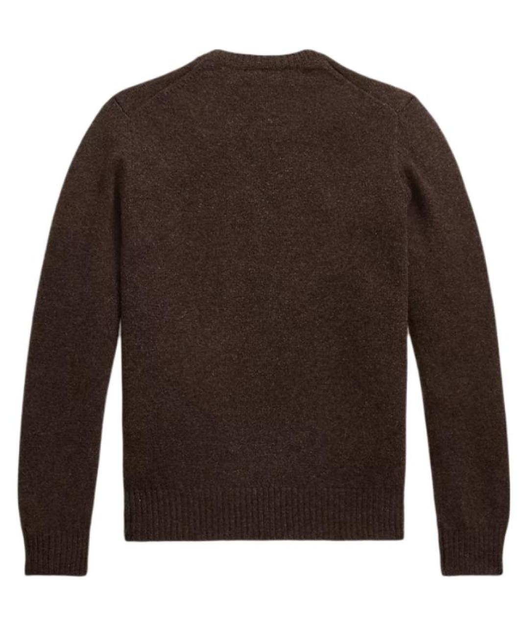 POLO RALPH LAUREN Коричневый джемпер / свитер, фото 2