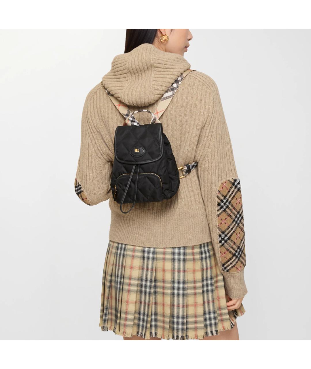 BURBERRY Черный рюкзак, фото 5