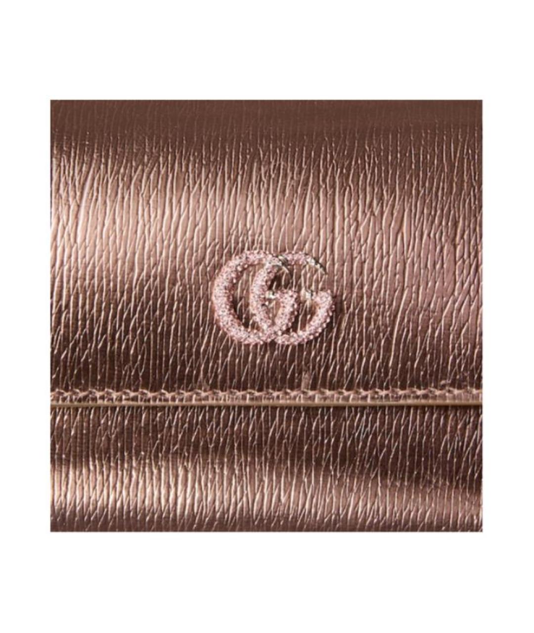 GUCCI Коричневый кожаный кошелек, фото 5
