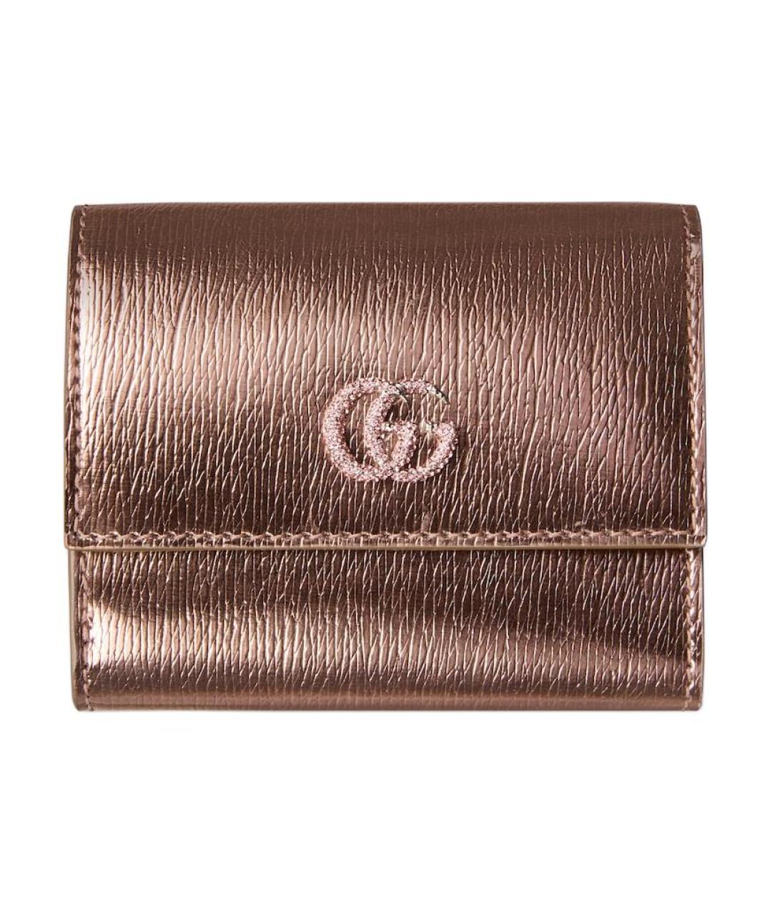 GUCCI Коричневый кожаный кошелек, фото 1