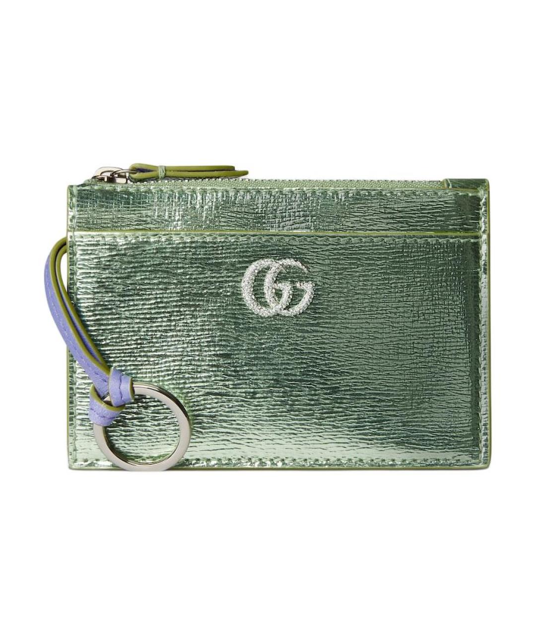 GUCCI Зеленая ключница, фото 1