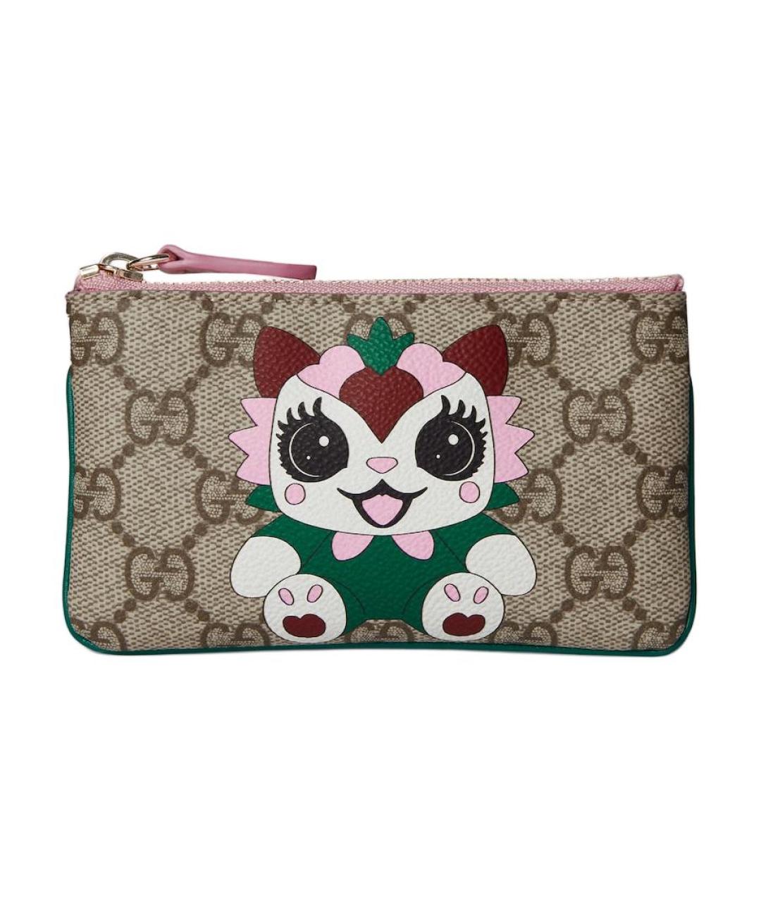 GUCCI Бежевая ключница, фото 3