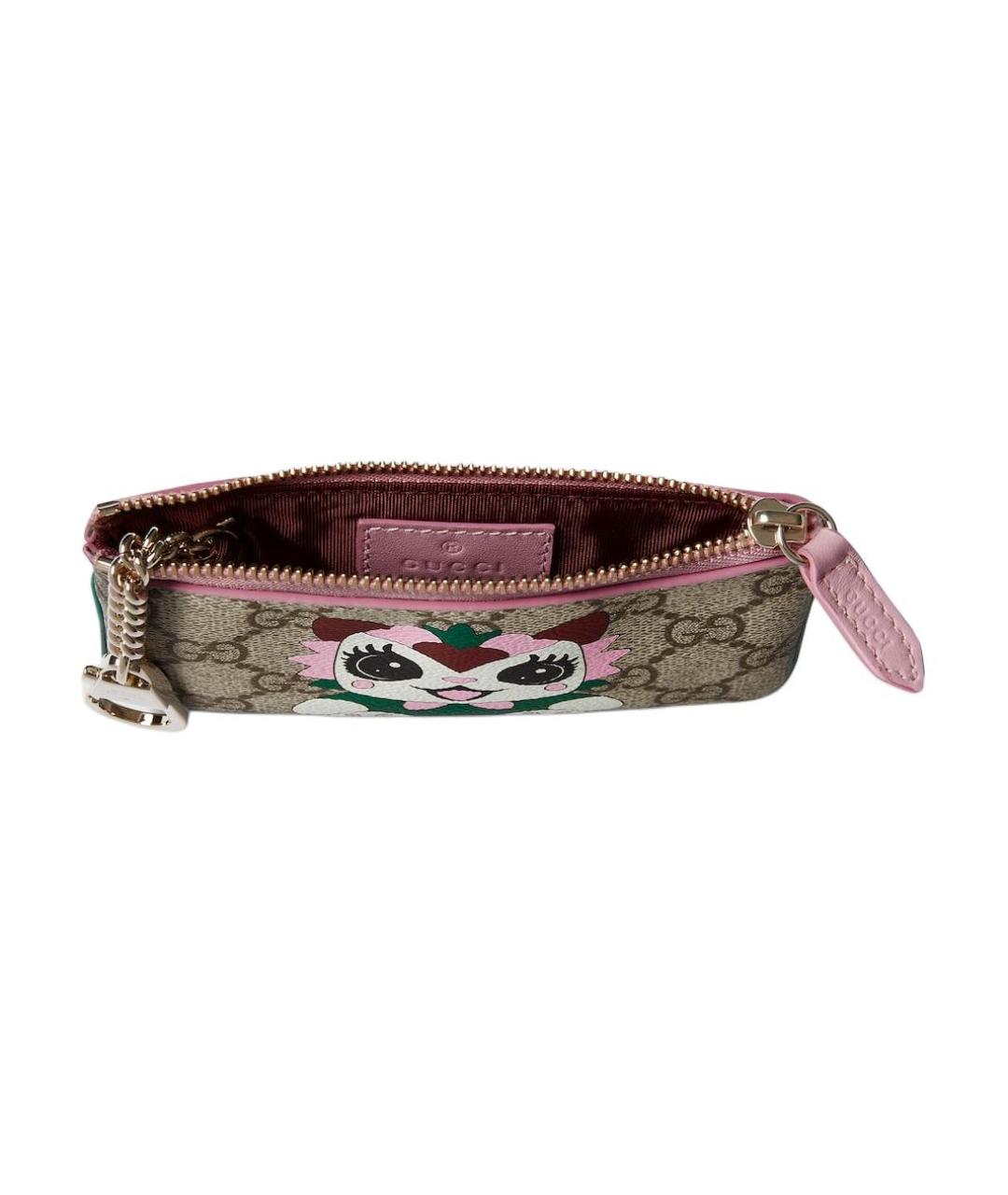 GUCCI Бежевая ключница, фото 5