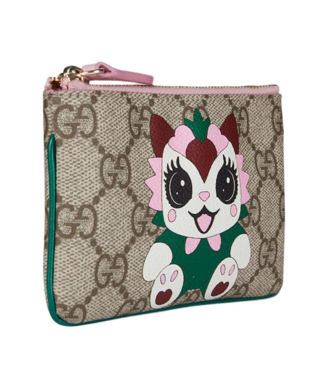 GUCCI Бежевая ключница, фото 2