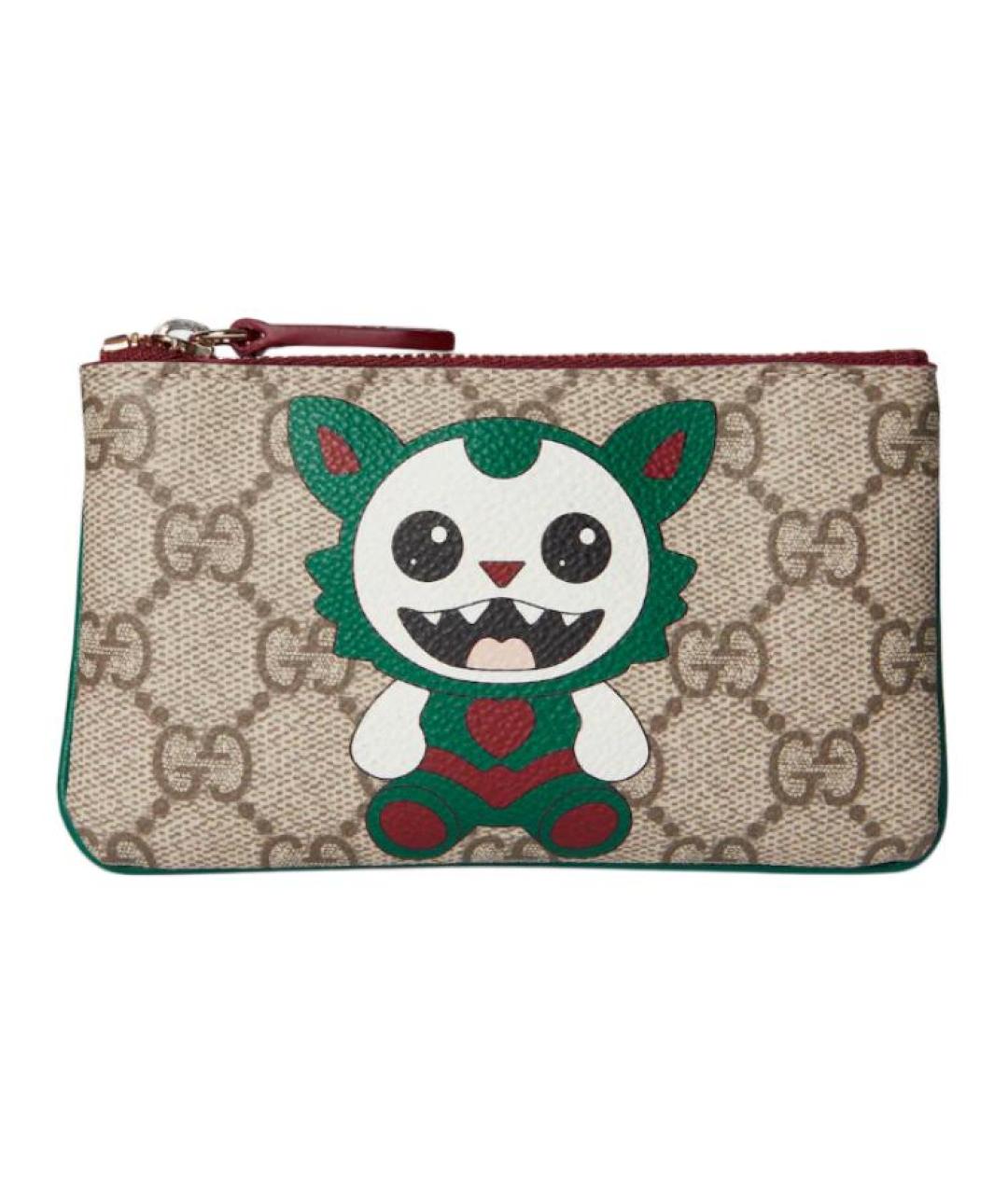 GUCCI Бежевая ключница, фото 2