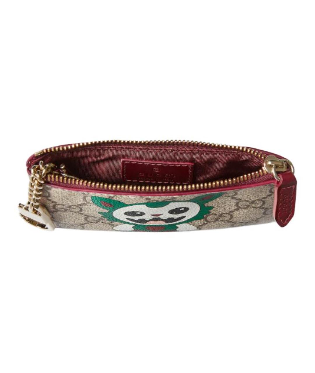 GUCCI Бежевая ключница, фото 5