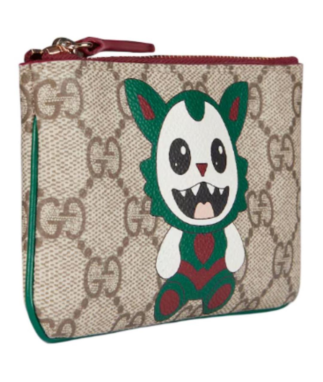 GUCCI Бежевая ключница, фото 3