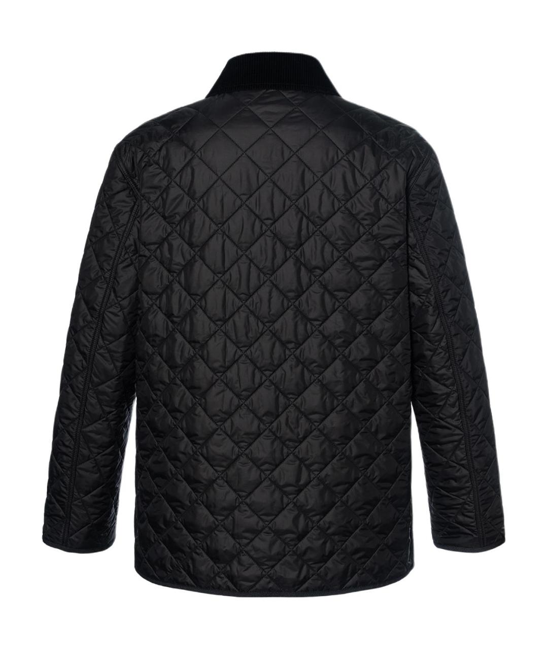 BURBERRY Черный пуховик, фото 2