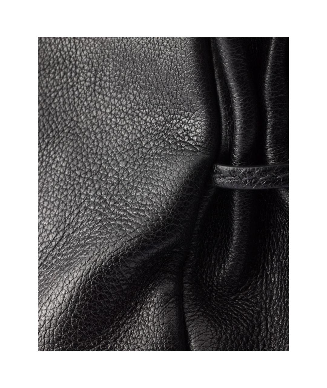 PRADA Черная кожаная сумка через плечо, фото 5