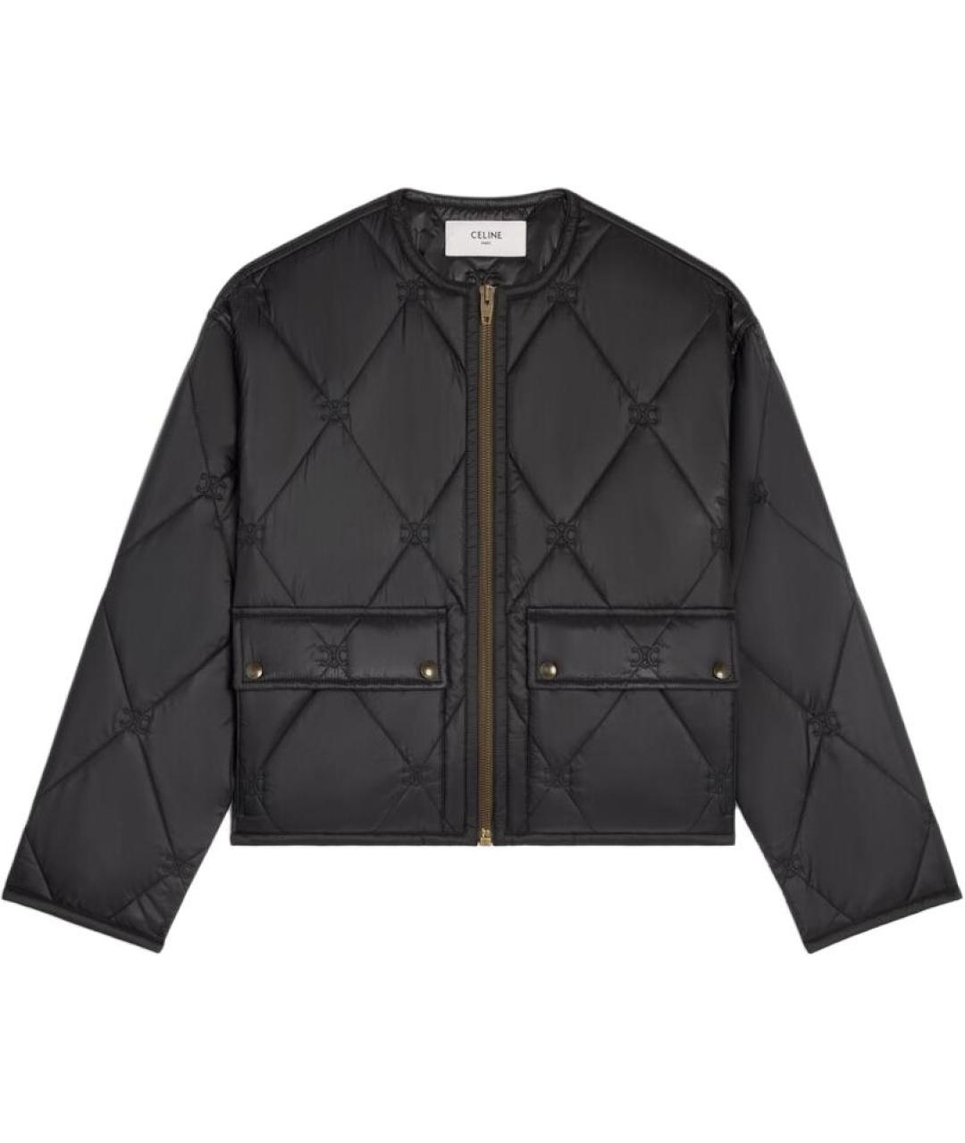 CELINE Черный пуховик, фото 1