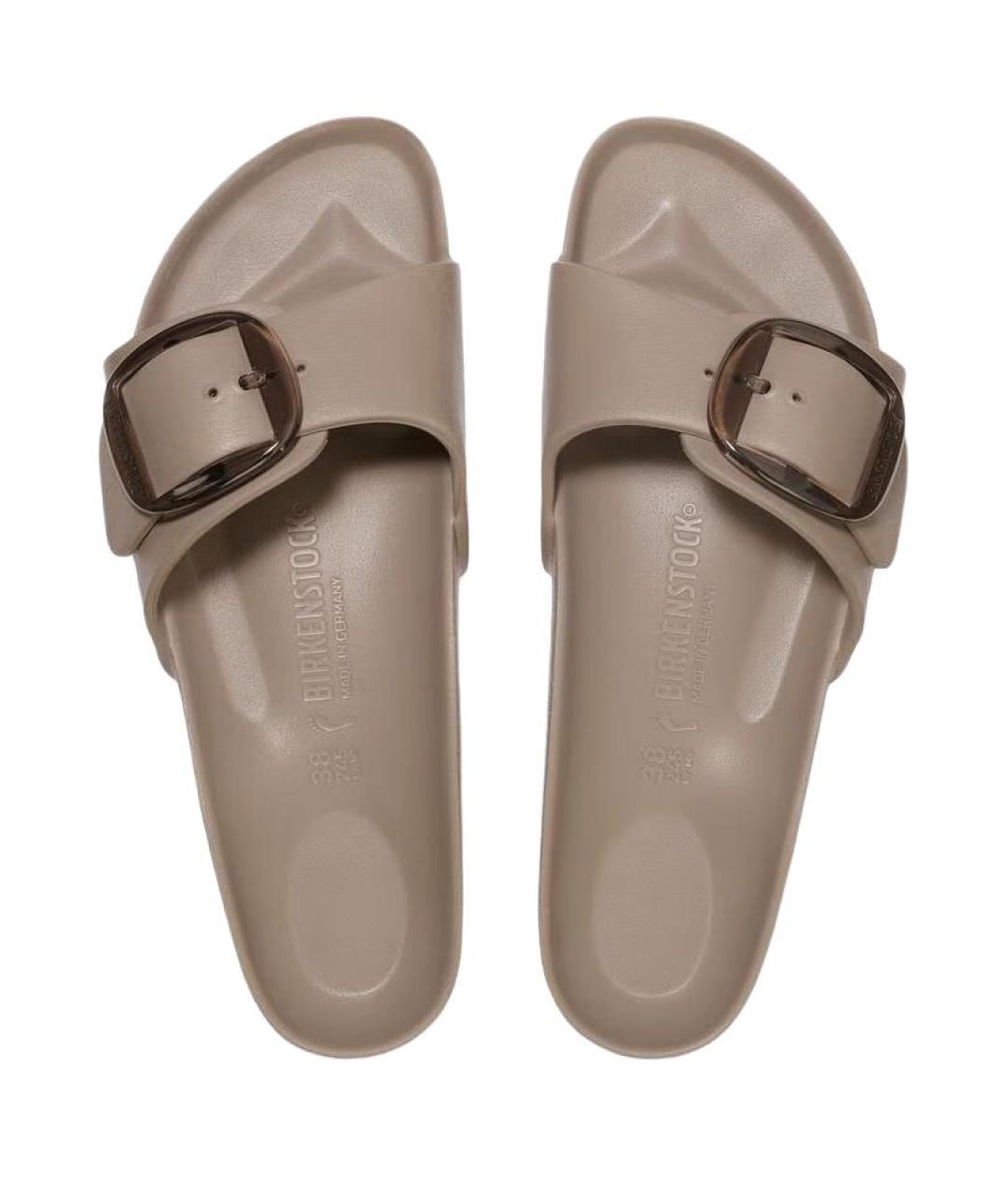 BIRKENSTOCK Коричневые шлепанцы, фото 4