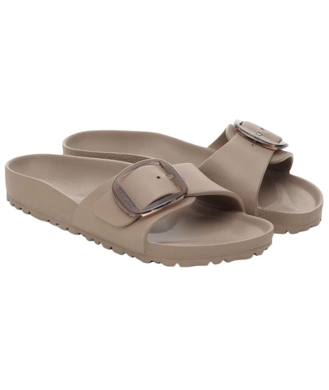 BIRKENSTOCK Коричневые шлепанцы, фото 3