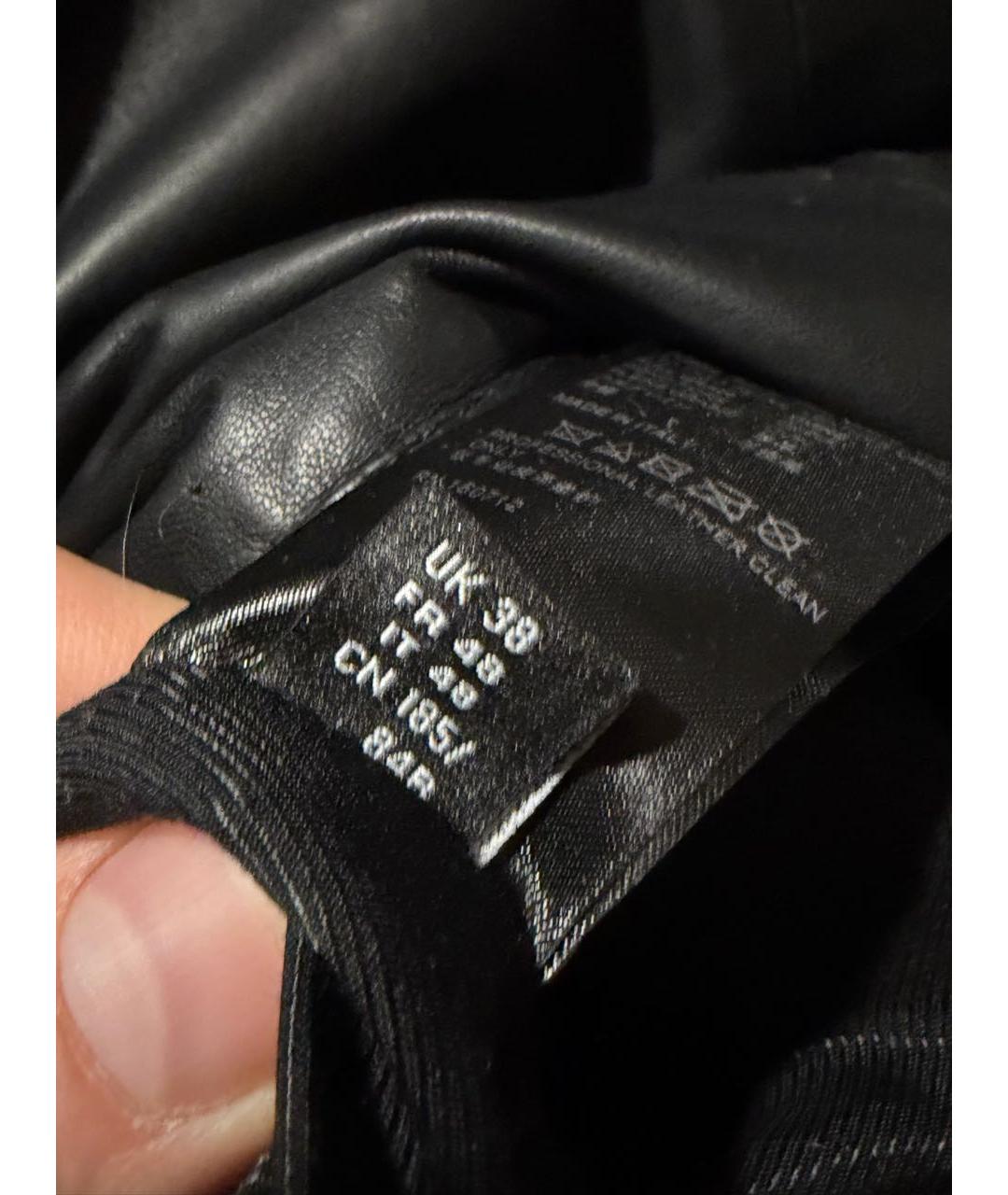 AMIRI Черная кожаная куртка, фото 6