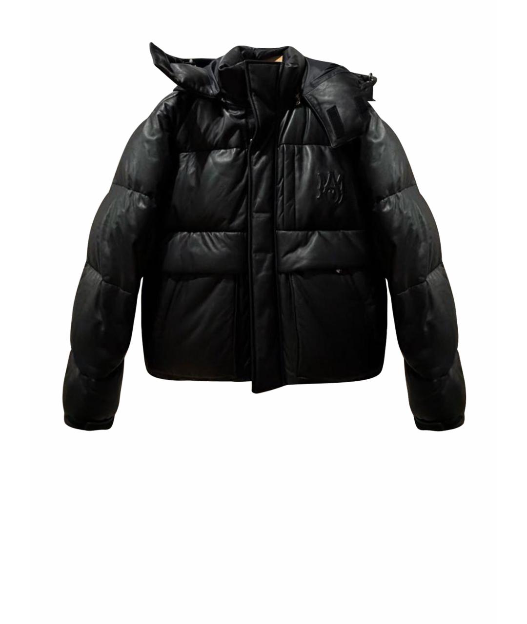 AMIRI Черная кожаная куртка, фото 1