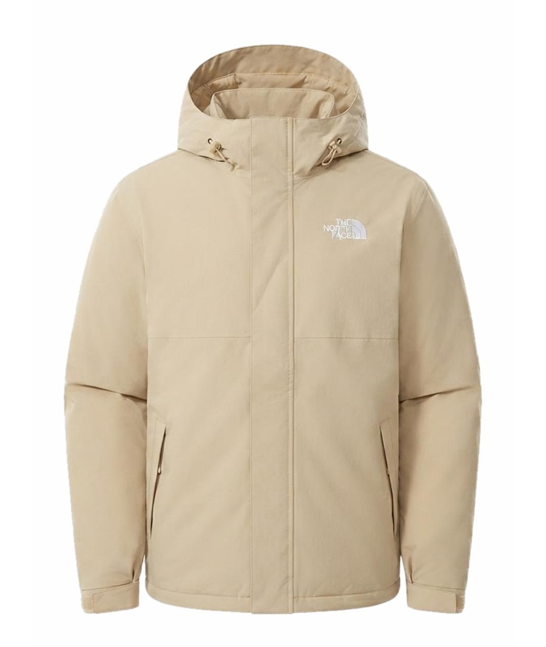 THE NORTH FACE Бежевый пуховик, фото 1