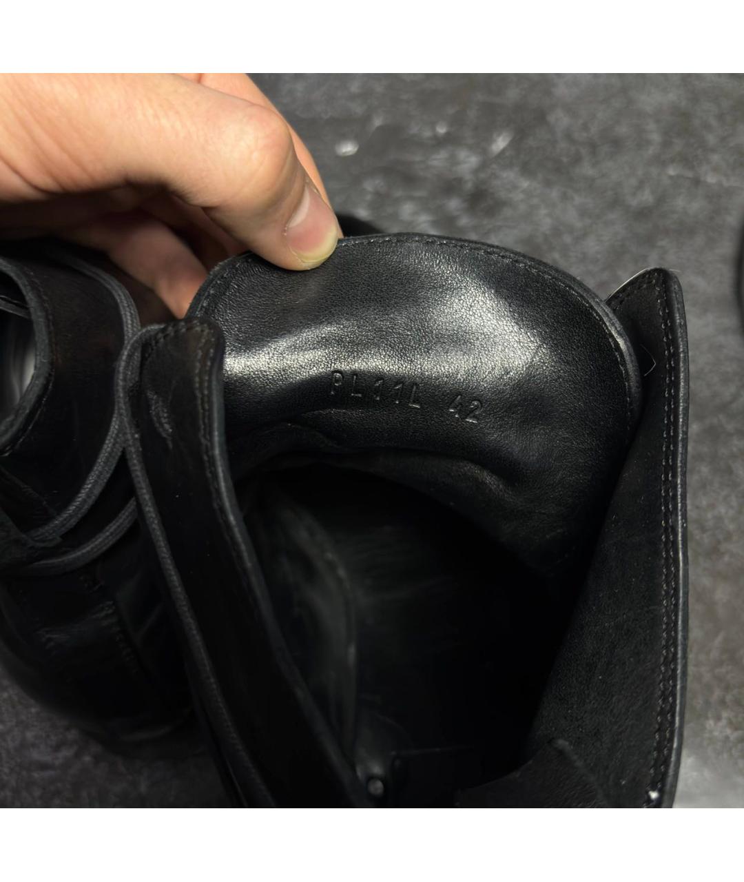 GUIDI Черные высокие ботинки, фото 4