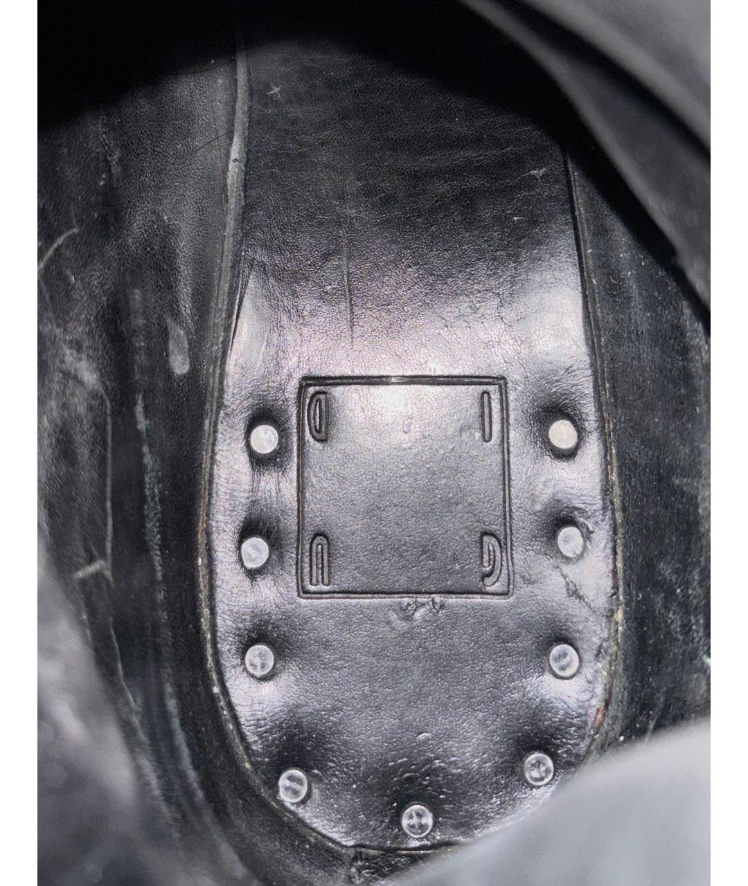 GUIDI Черные высокие ботинки, фото 5