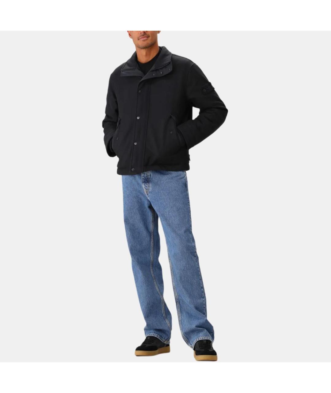 STONE ISLAND Темно-синяя куртка, фото 3