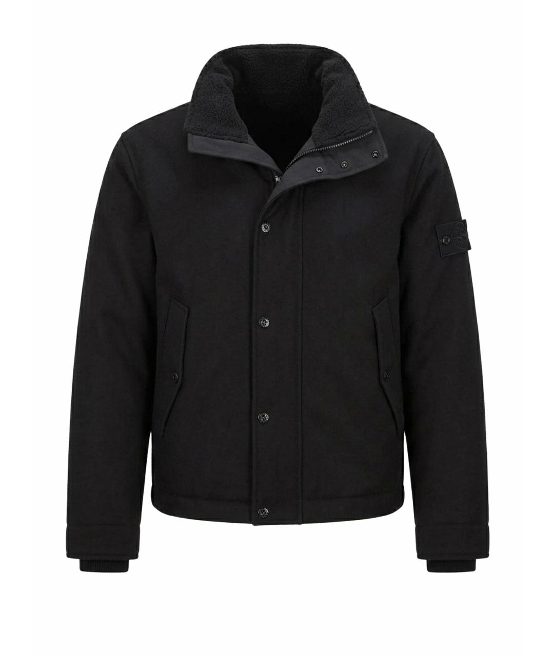 STONE ISLAND Темно-синяя куртка, фото 1