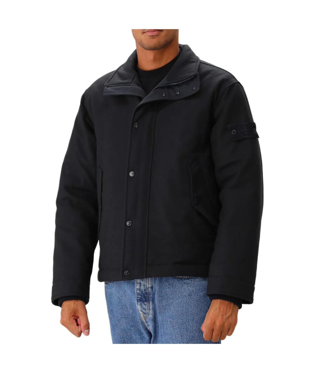 STONE ISLAND Темно-синяя куртка, фото 4