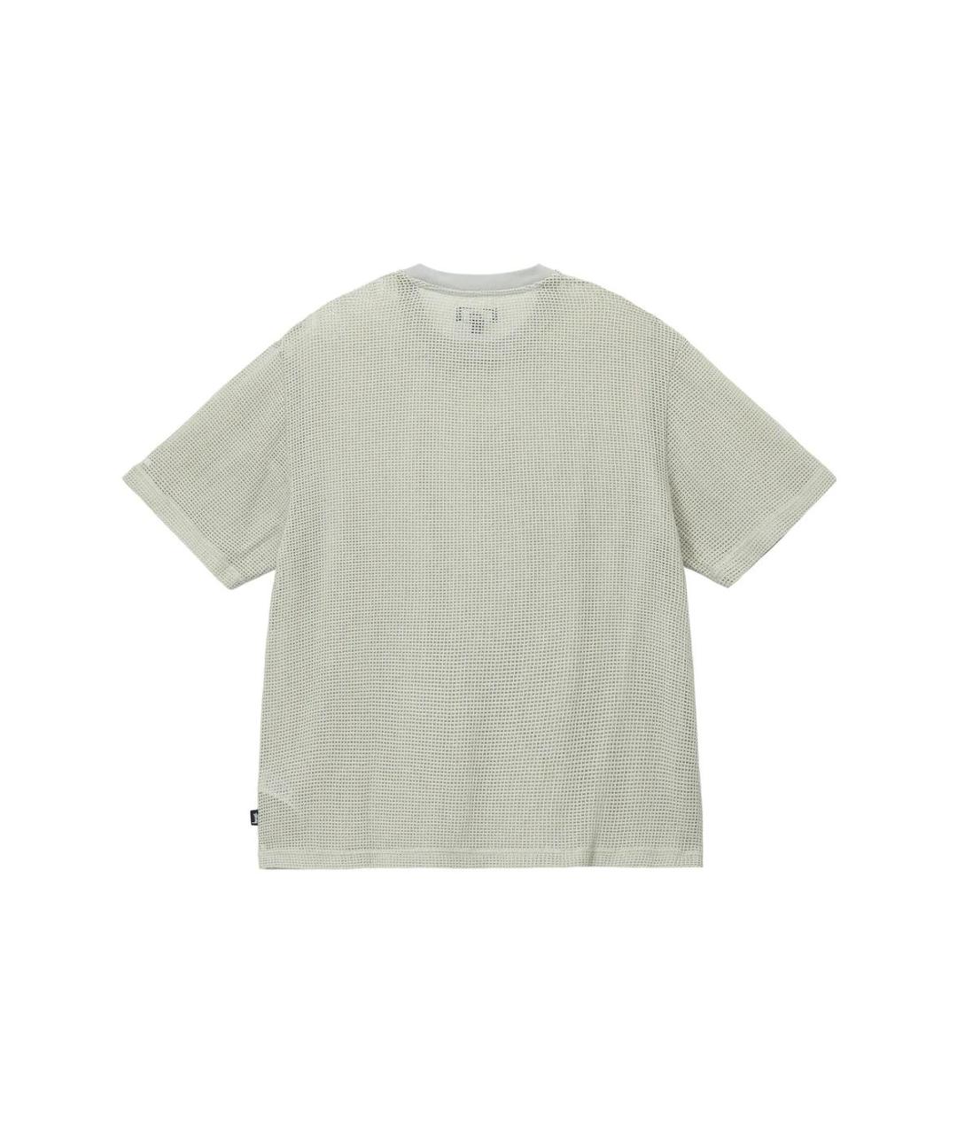 STUSSY Салатовая хлопковая футболка, фото 2