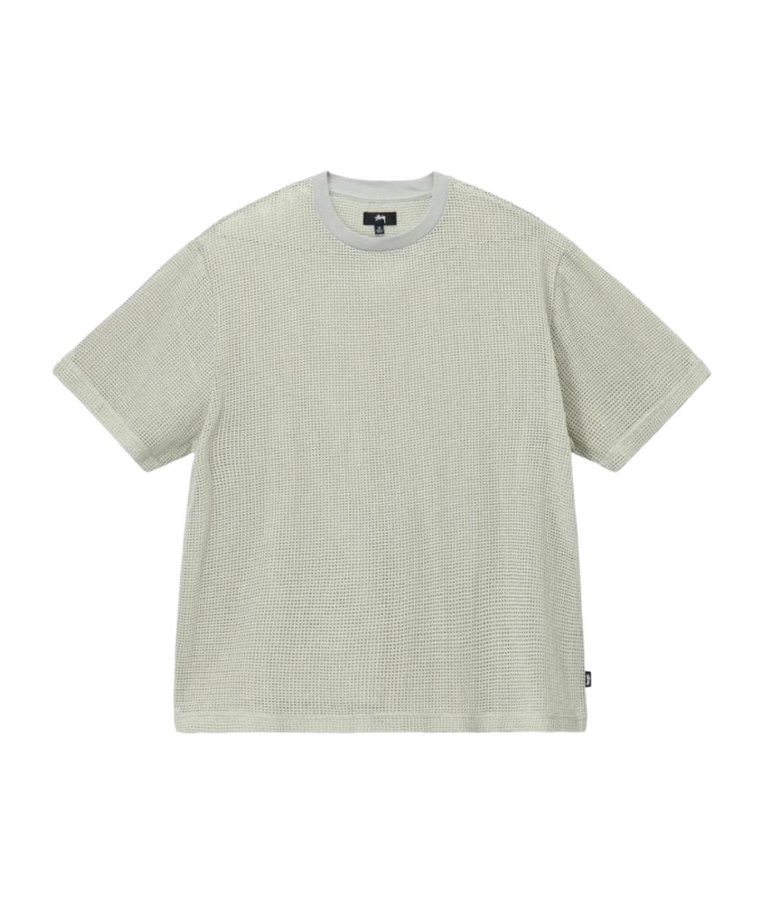 STUSSY Салатовая хлопковая футболка, фото 1