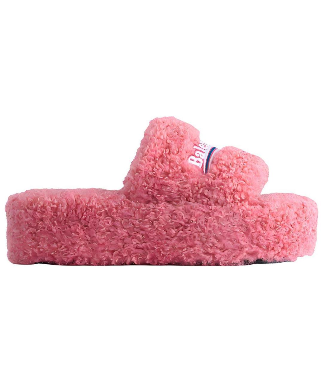 BALENCIAGA Розовые шлепанцы, фото 1