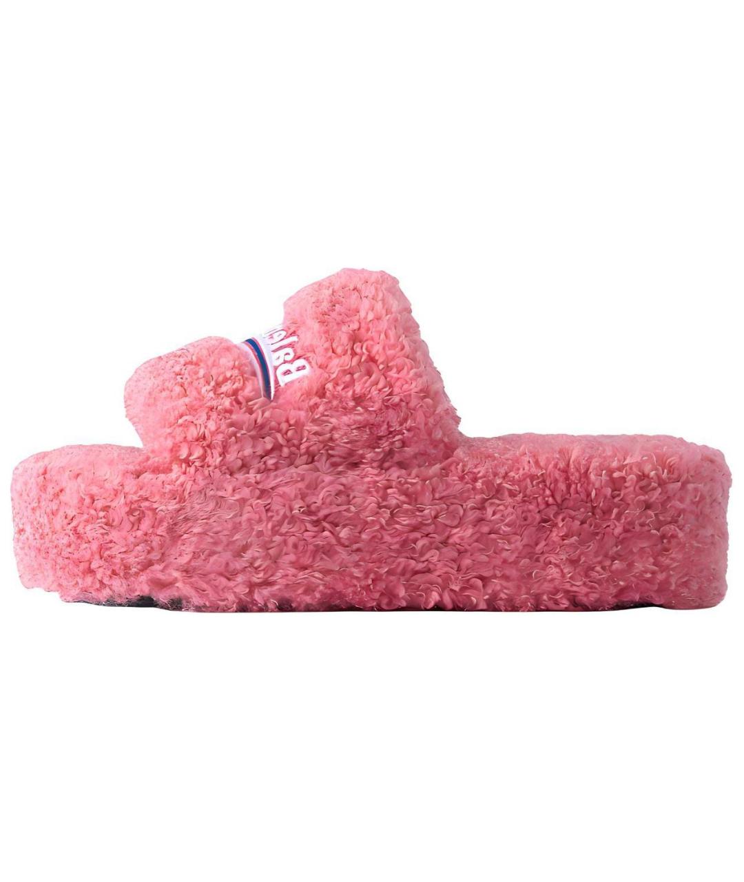 BALENCIAGA Розовые шлепанцы, фото 2