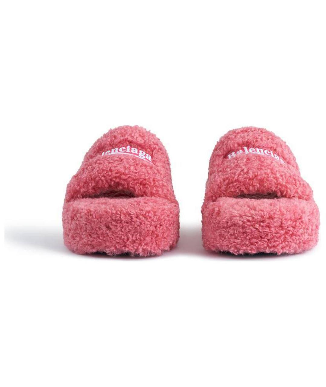 BALENCIAGA Розовые шлепанцы, фото 4