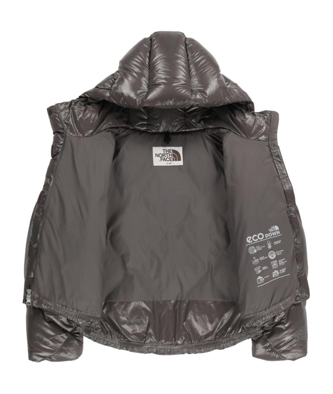 THE NORTH FACE Коричневый пуховик, фото 3
