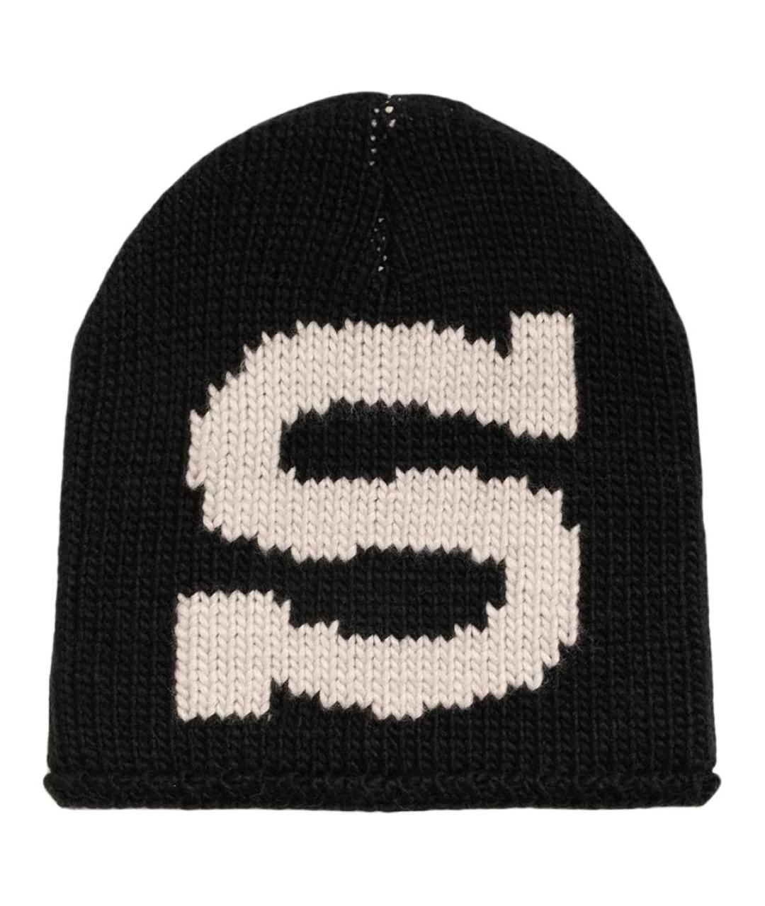 STUSSY Черная шапка, фото 1