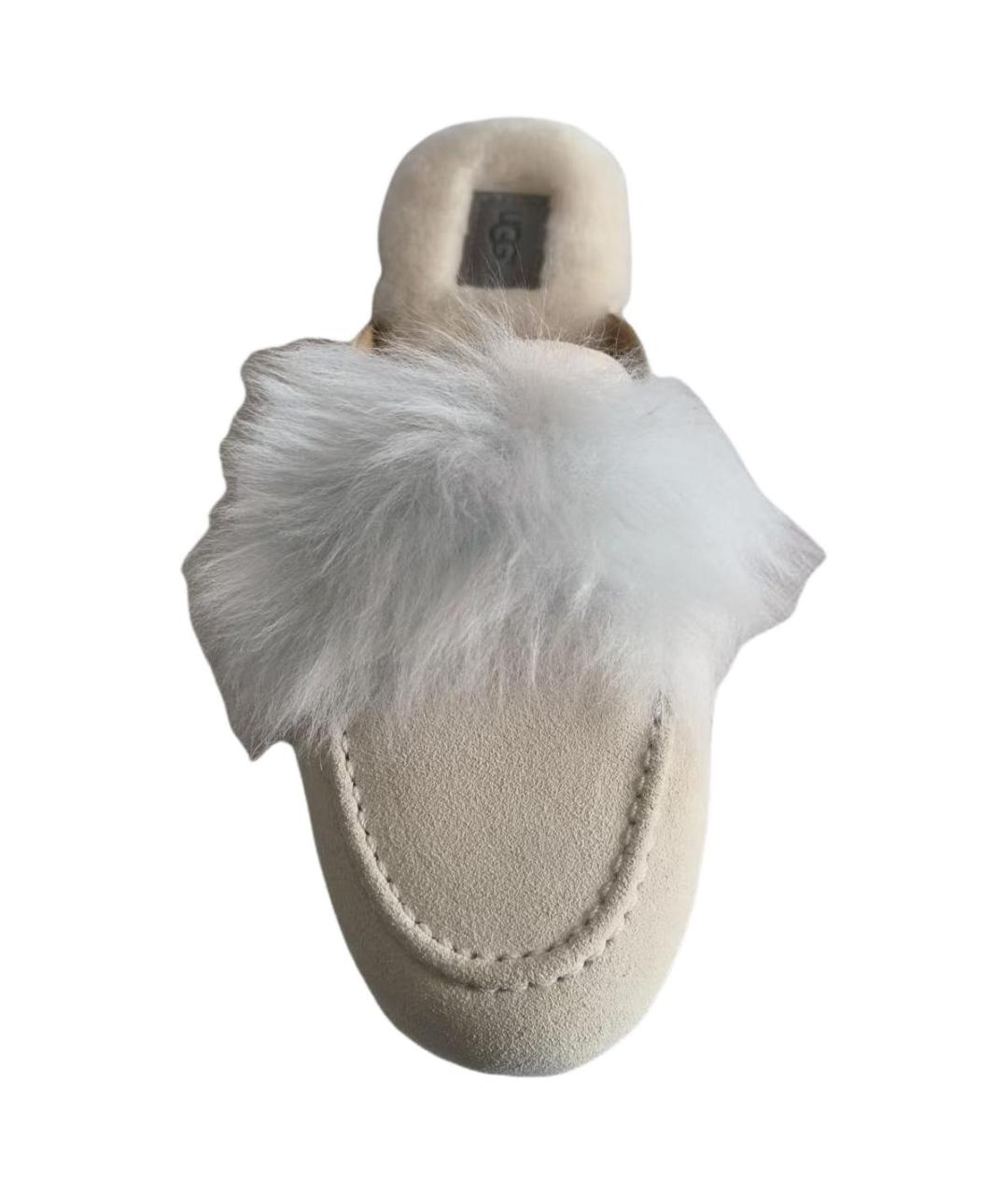 UGG Белые мюли, фото 3