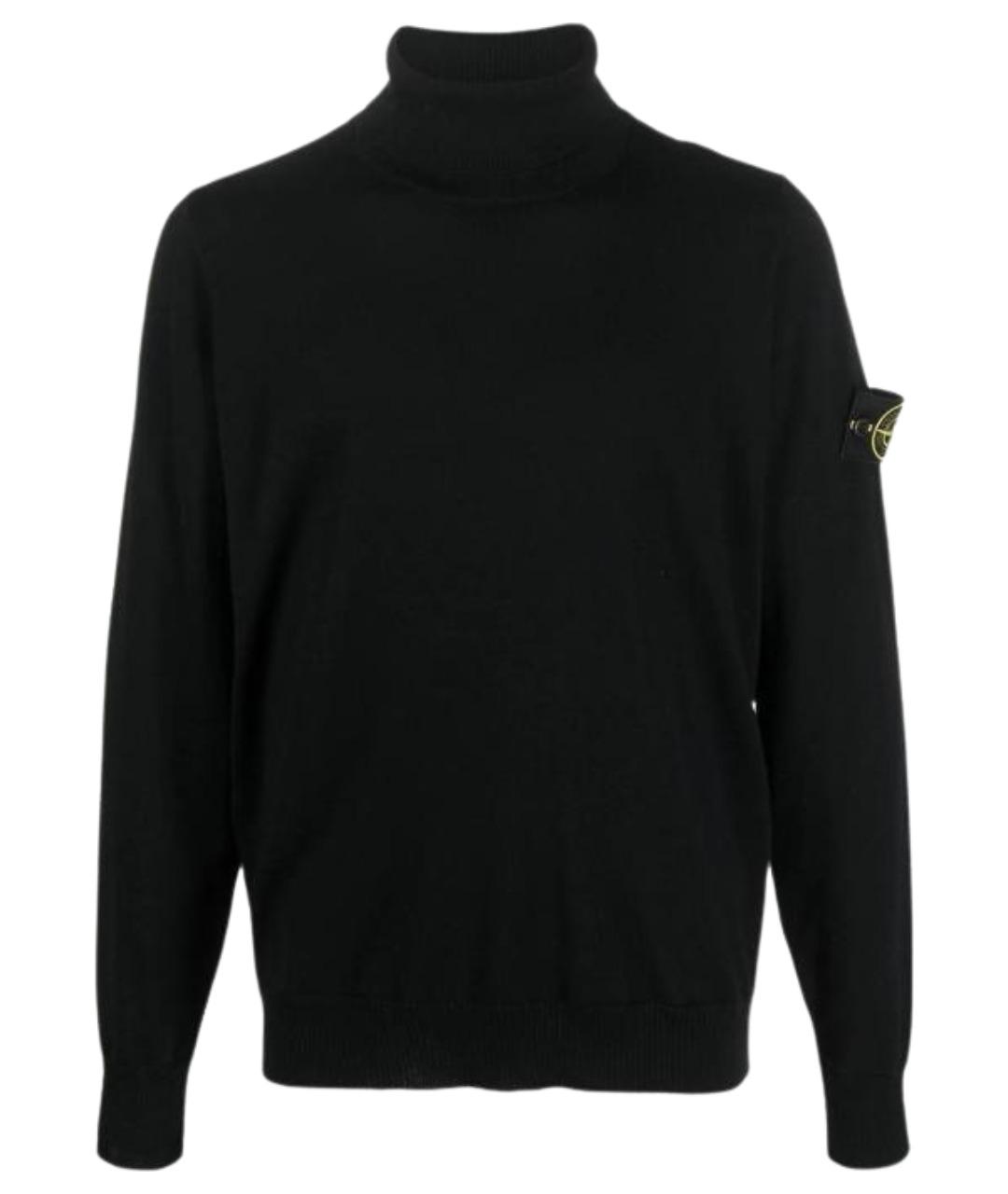 STONE ISLAND Черный джемпер / свитер, фото 1
