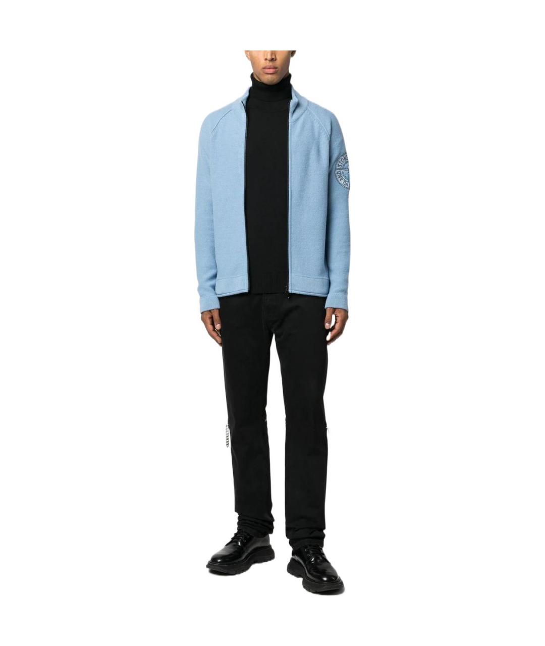STONE ISLAND Черный джемпер / свитер, фото 2
