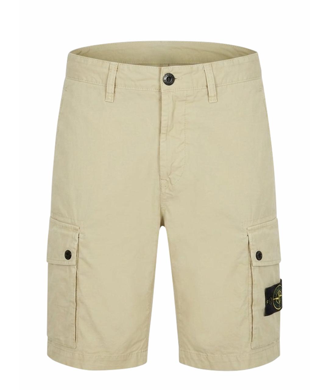 STONE ISLAND Зеленые шорты, фото 1