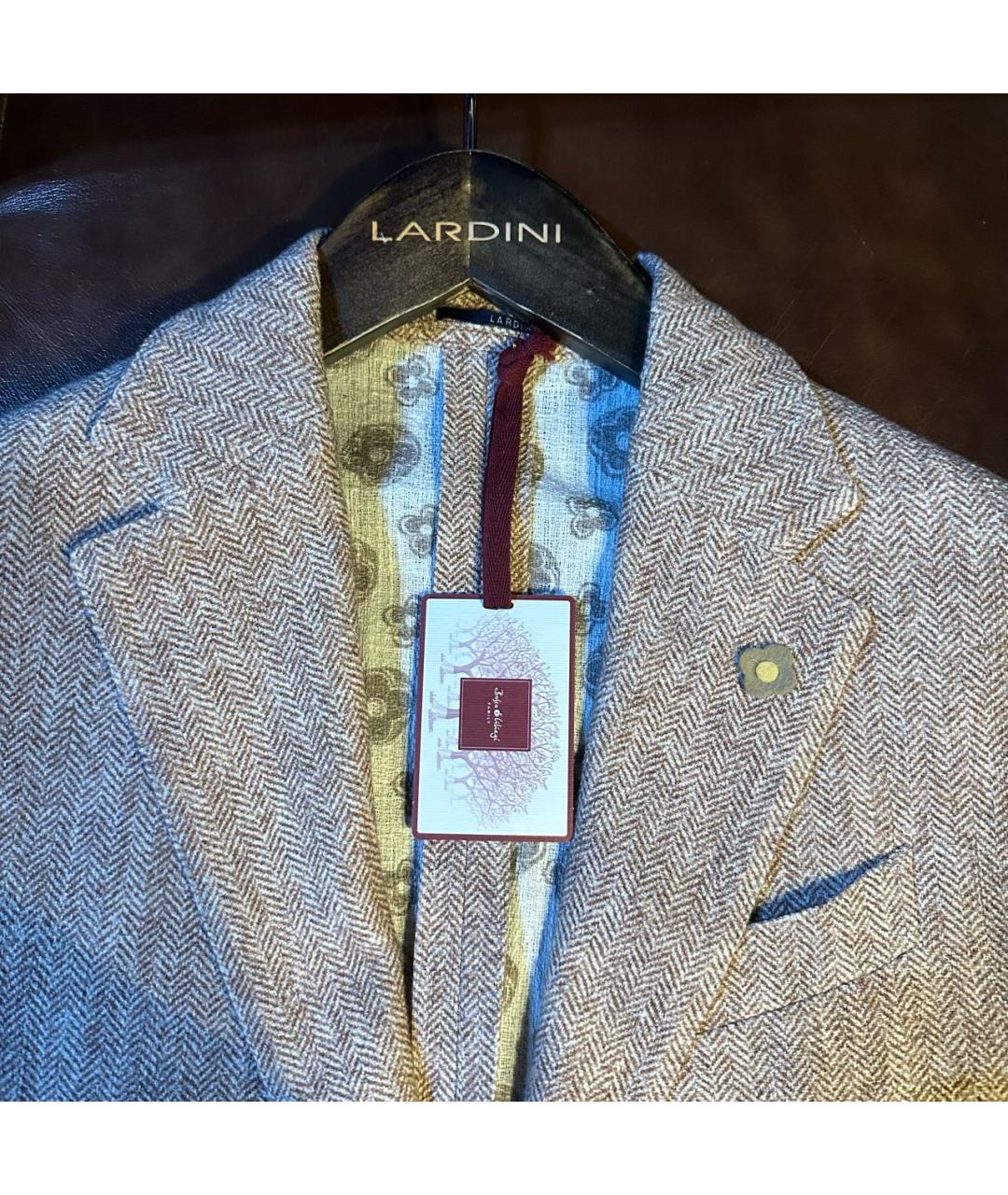 LARDINI Бежевый пиджак, фото 2