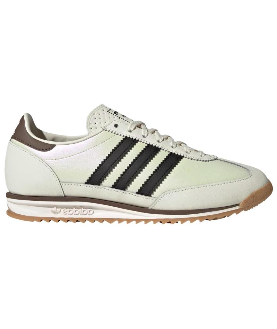 ADIDAS Белые кожаные кроссовки, фото 1