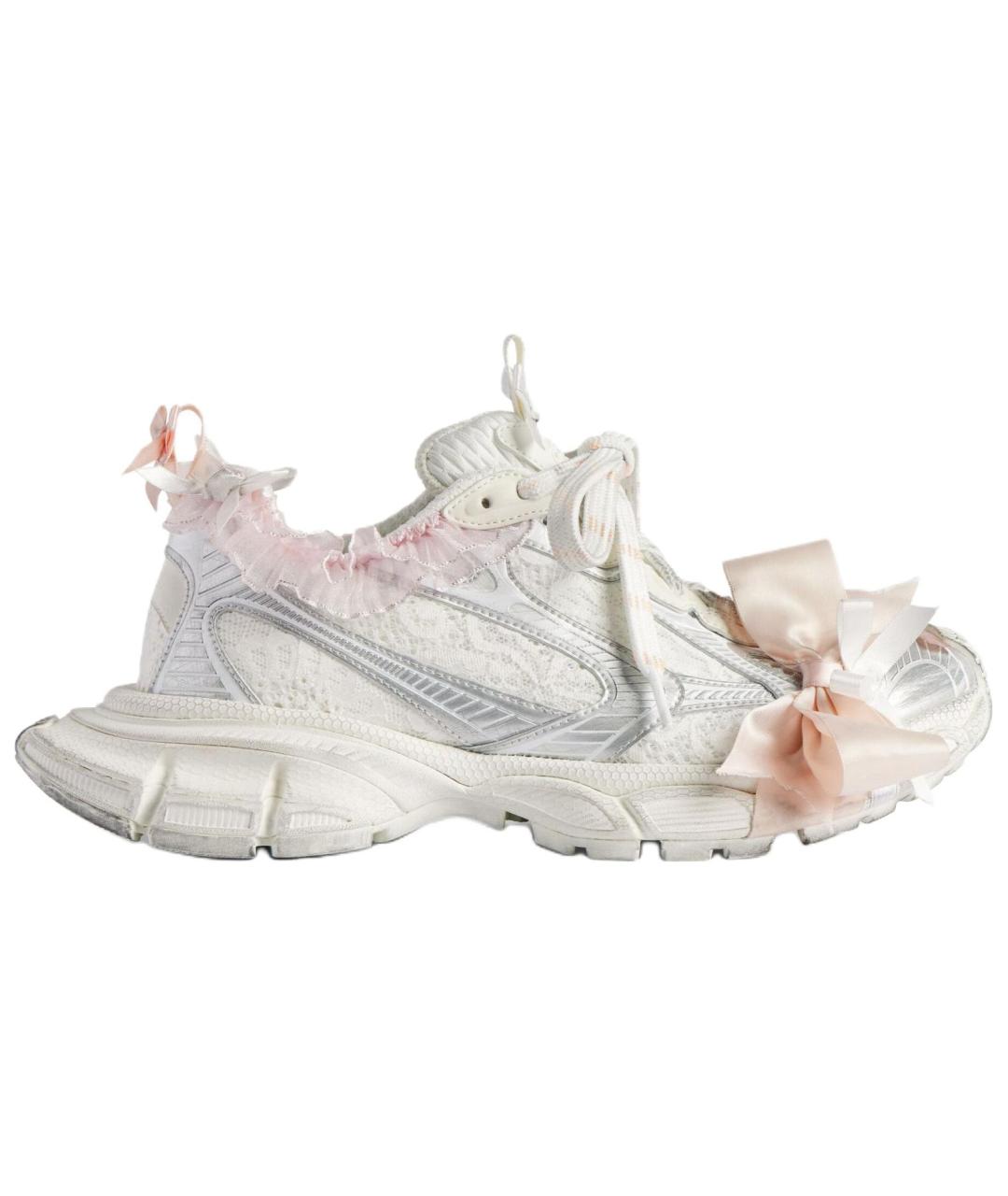 BALENCIAGA Белые кроссовки, фото 3