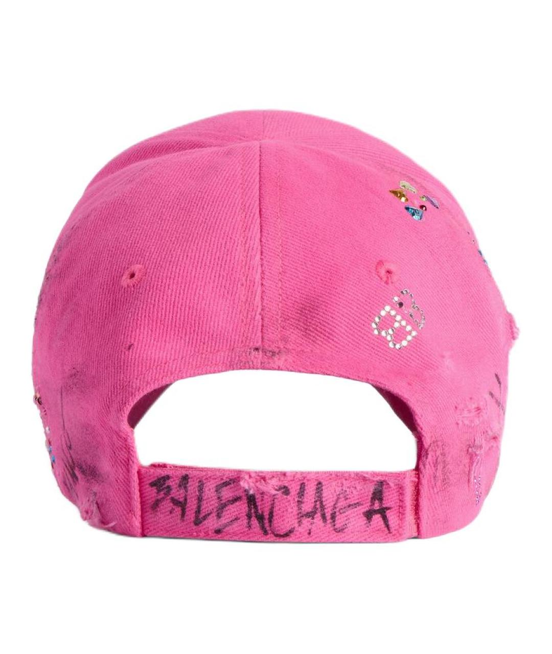 BALENCIAGA Розовая хлопковая кепка/бейсболка, фото 5